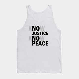 No justice No peace Tank Top